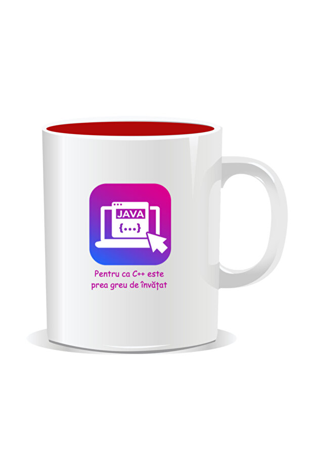 Personalized mug with messages for programmers, Java, C++ is too hard to learn - 1