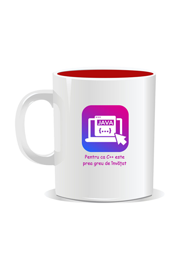 Personalized mug with messages for programmers, Java, C++ is too hard to learn - 2