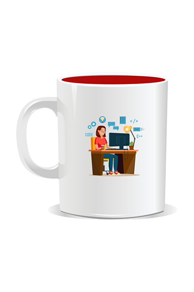 Personalized mug with messages for programmers, Programmer's office - 2