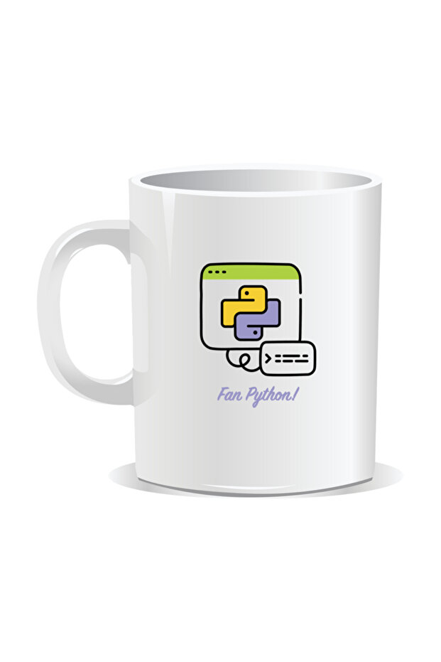 Cana personalizata cu mesaje pentru programatori, Fan Python - 2