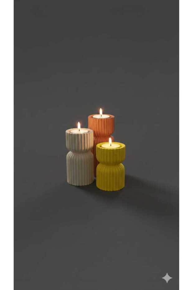 ALBA 3'lü mumluk seti - 2