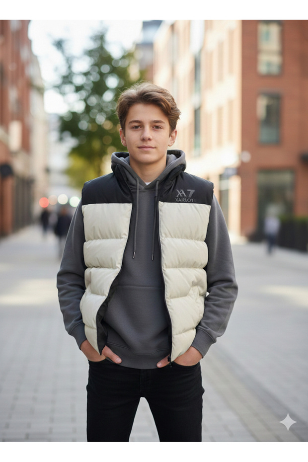 Erkek çocuk kolsuz mont - 1