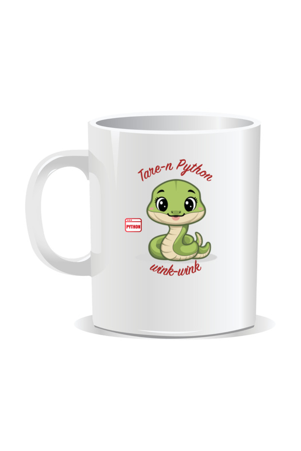 Cana personalizata cu mesaje pentru programatori, Tare-n Python - 2
