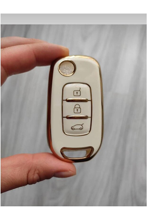 Express 3 Button Susta Nano Key Case White Gold 1St Quality