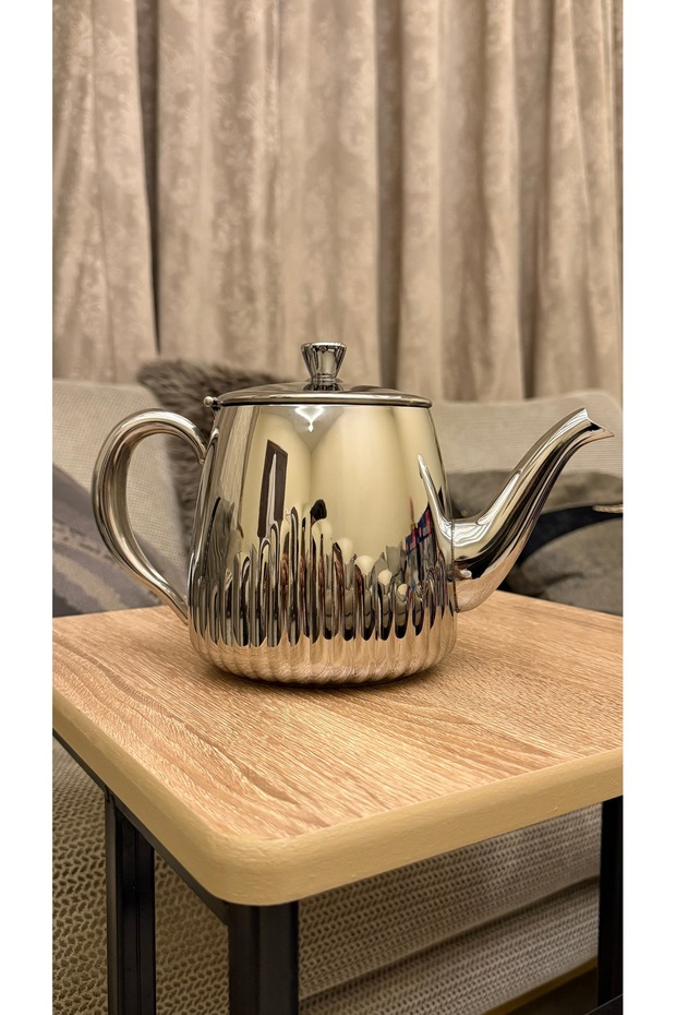 أبريق شاي او قهوة فضي - 2