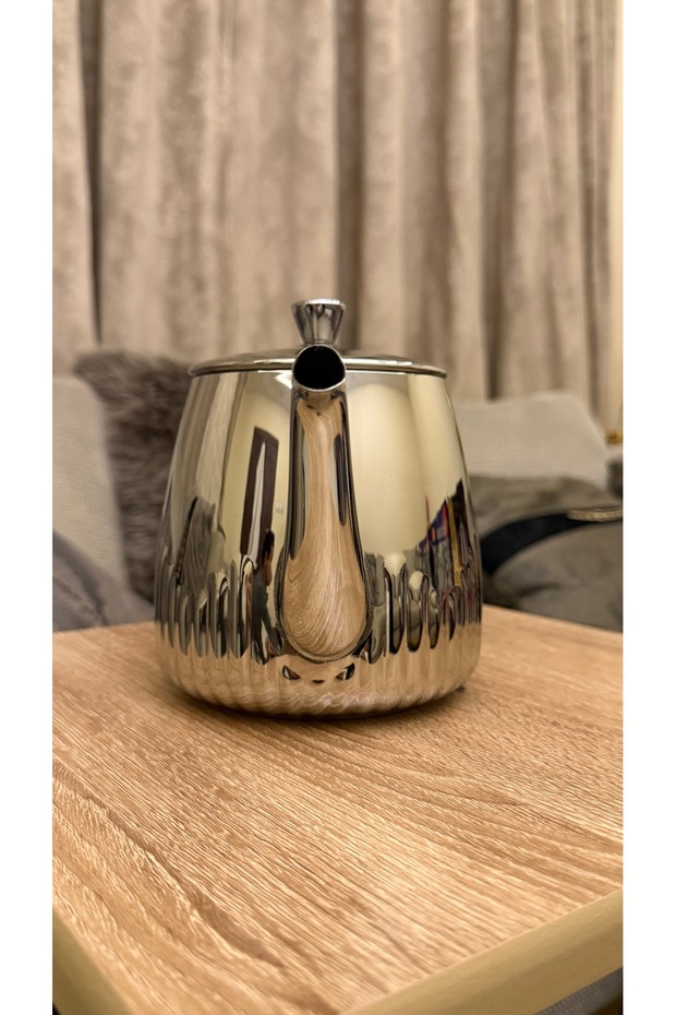 أبريق شاي او قهوة فضي - 3