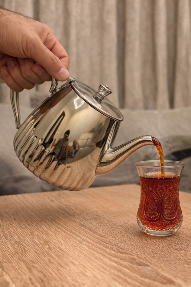 أبريق شاي او قهوة فضي - 1