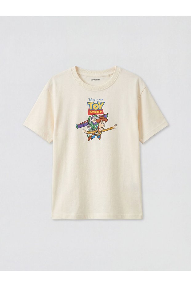 Peak New Season Crew Neck Toy Story Printed Boys' T-Shirt