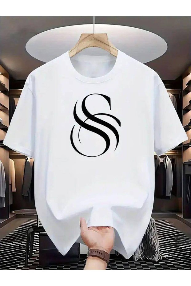 Unisex White Oversize T-Shirt Printed Relaxed Fit Casual Streetwear Stylish Premium