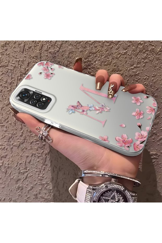 Redmi Note 11 Compatible Silicone Edge Hard Back Anti-Fall Phone Case with Mama Pattern
