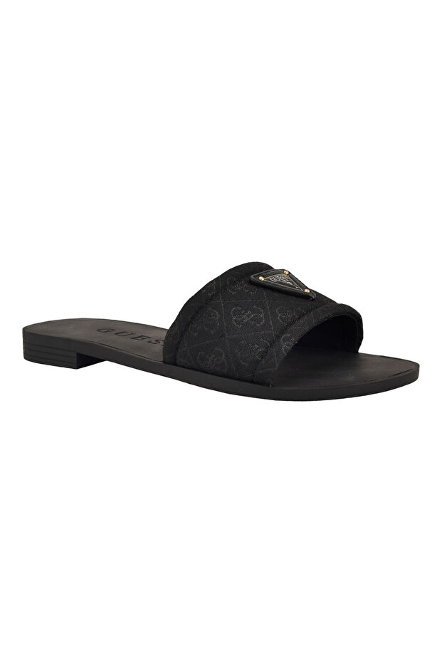 Elysone logo flat sandals