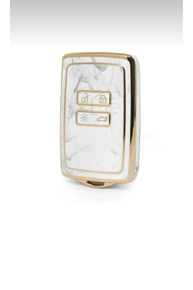 Clio E-Tech Austral Megane 4 Talisman Clio5 Nano Key Case Cover Marble Pattern