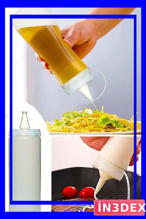 حاوية تخزين سوائل بلاستيكية بسعة 700 مل - 1