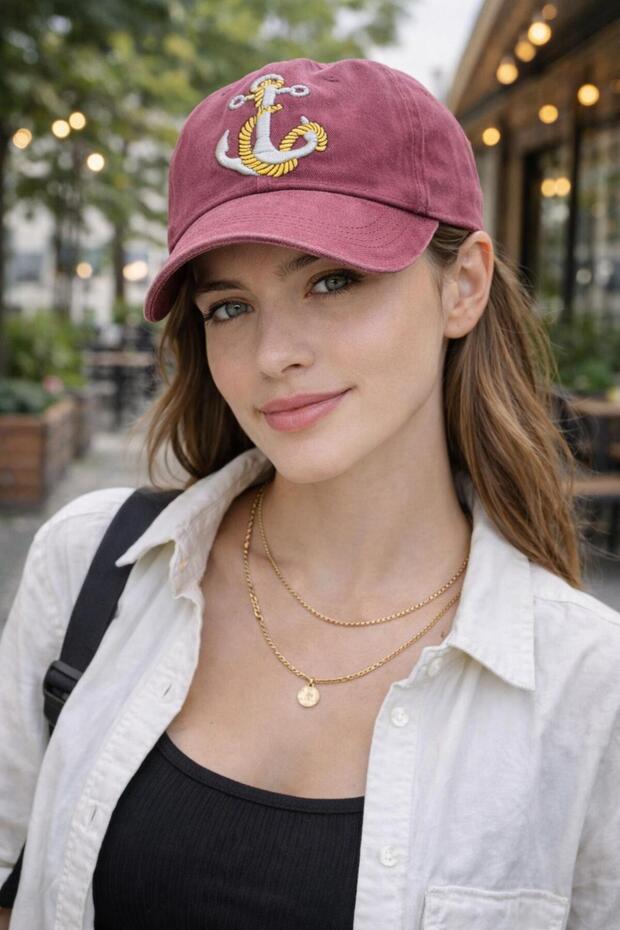 Trendy Vintage Washed Unisex Hat, Vintage Style Hat, Baseball Casual Hat with Embroidery Detail