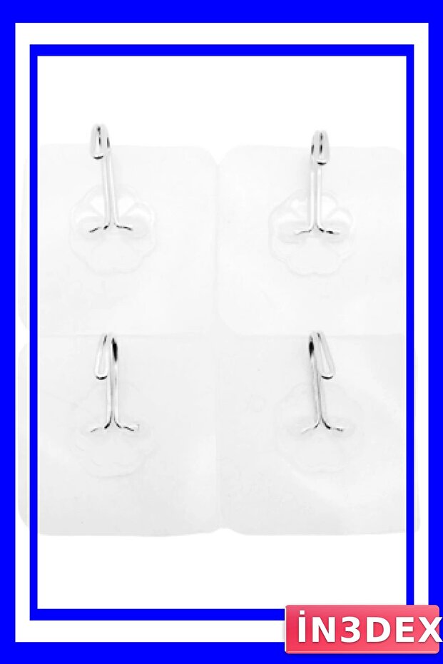 طقم شماعات شفافة منقوشة 10 قطع - 1