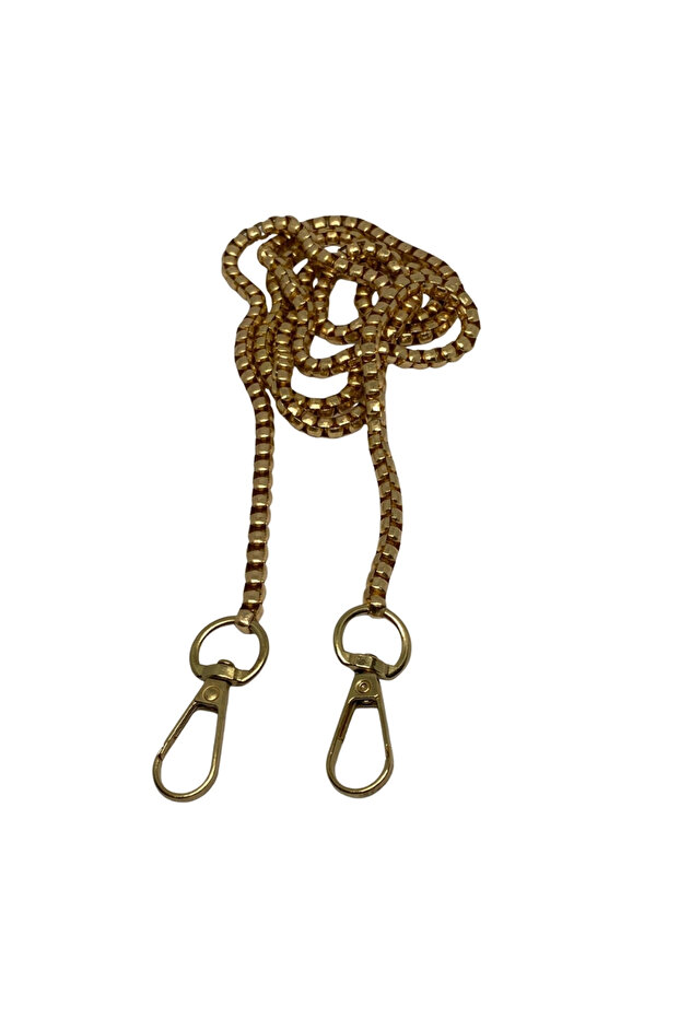 115 cm Cube Bag Hanger Chain Light (Gold) - Metal Bag and Wallet Hanger Chain - 5 Pieces