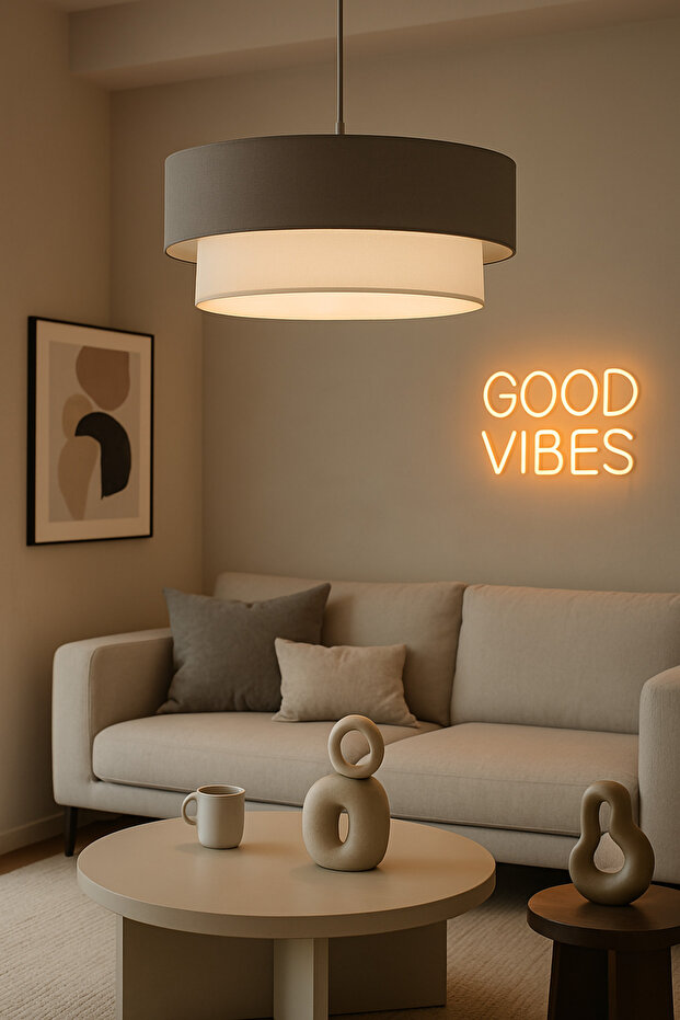 Pasta Sarkıt Avize Antrasit - 1