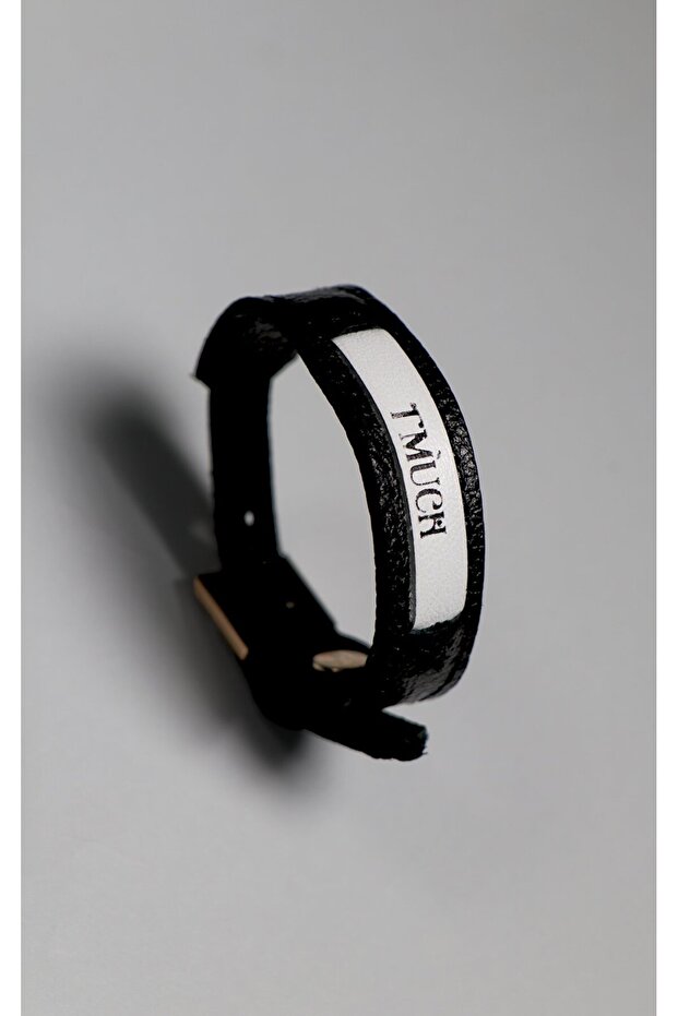 PIANO KEY BRACELET WITH PRINTED LOGO - UNISEX