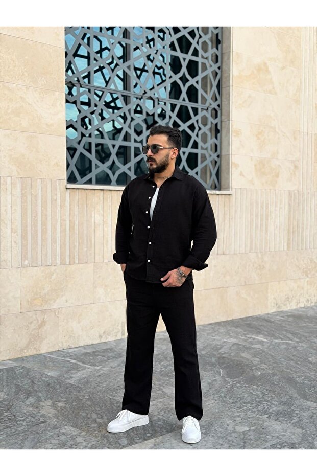 Oversize Muslin Fabric Shirt