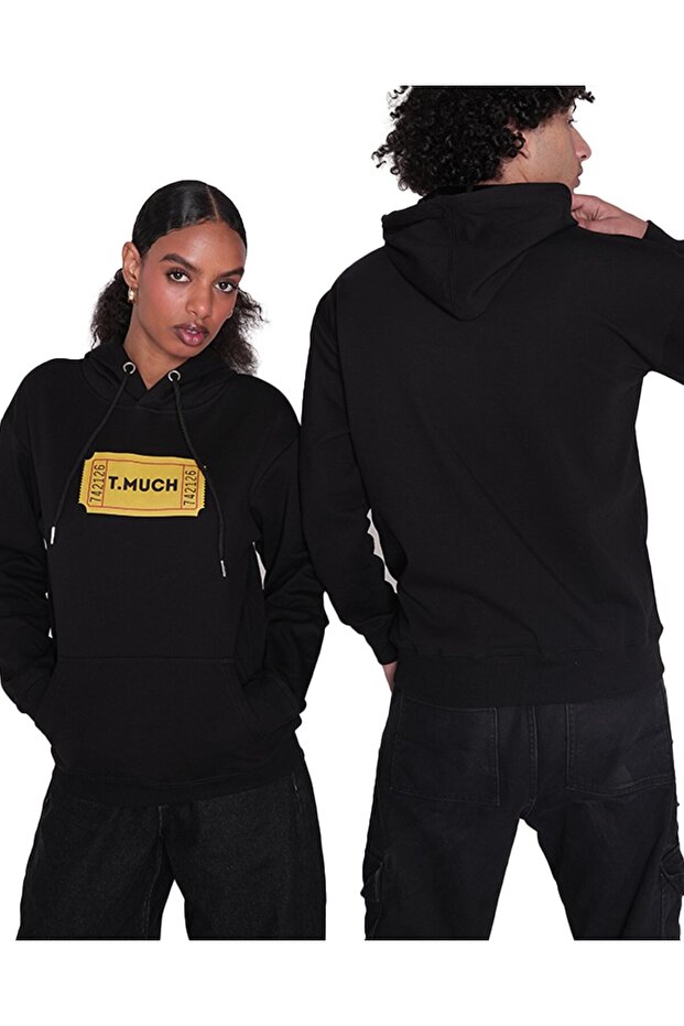 Cinema Ticket Black Hoodie