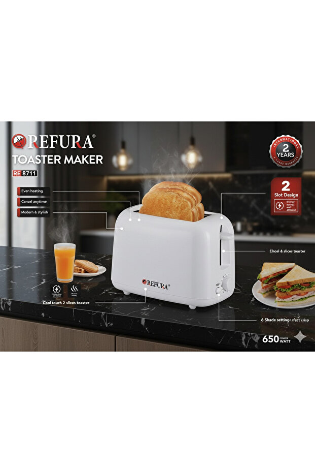 Compact 2-Slice Toaster - 1