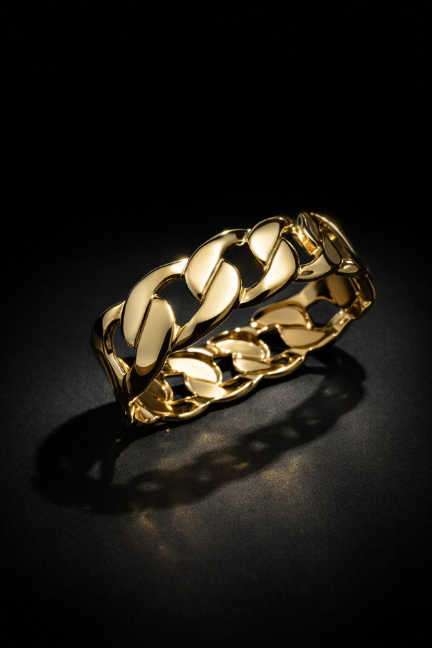 Gold Kelepçe Bileklik