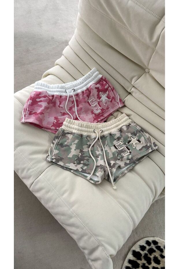 CAMO STRAPLEZ ŞORT TAKIM - 3