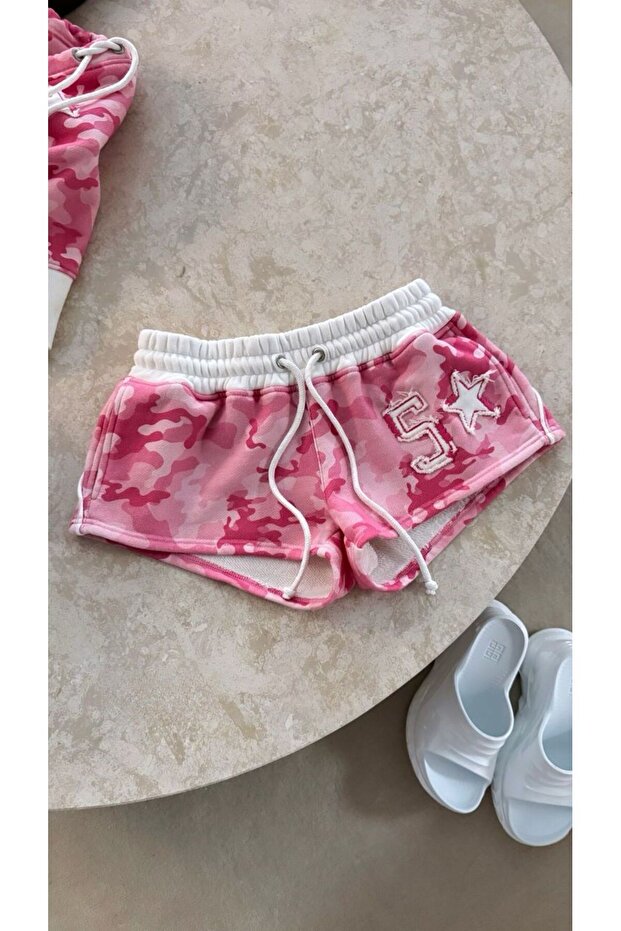 CAMO STRAPLEZ ŞORT TAKIM - 5