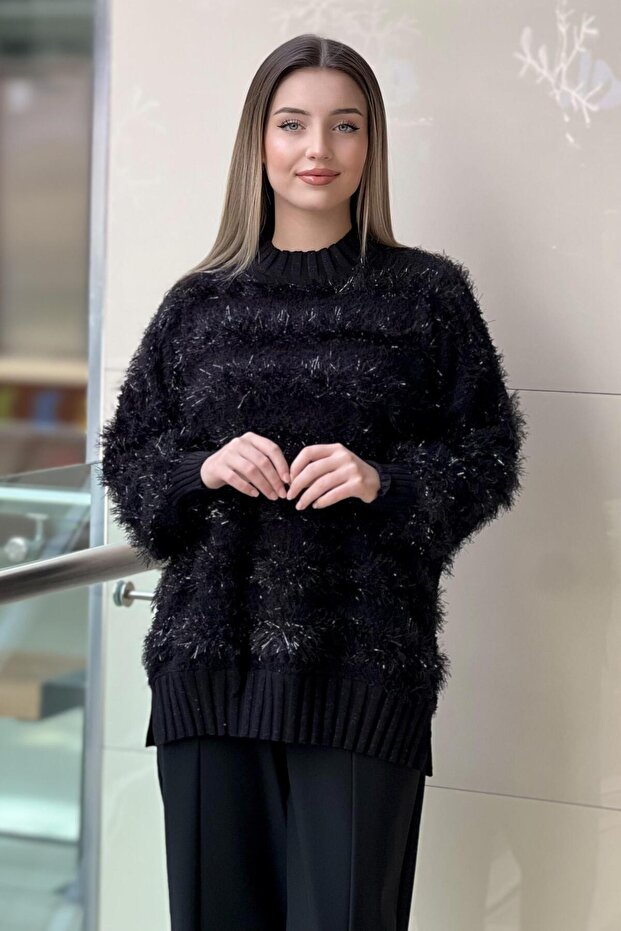 Sim İpli Triko Tunik - 2