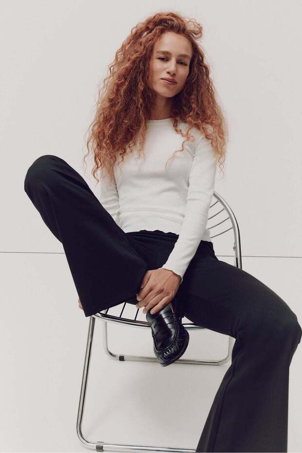 بنطلون جيرسي واسع - 2