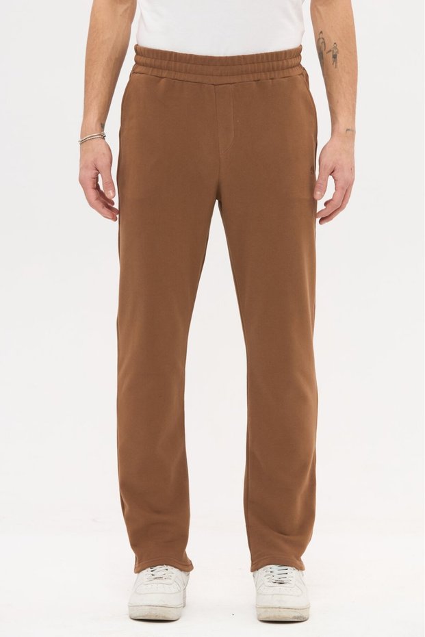 Brown Luxe Quality Cotton Seasonal Men's Sweatpants