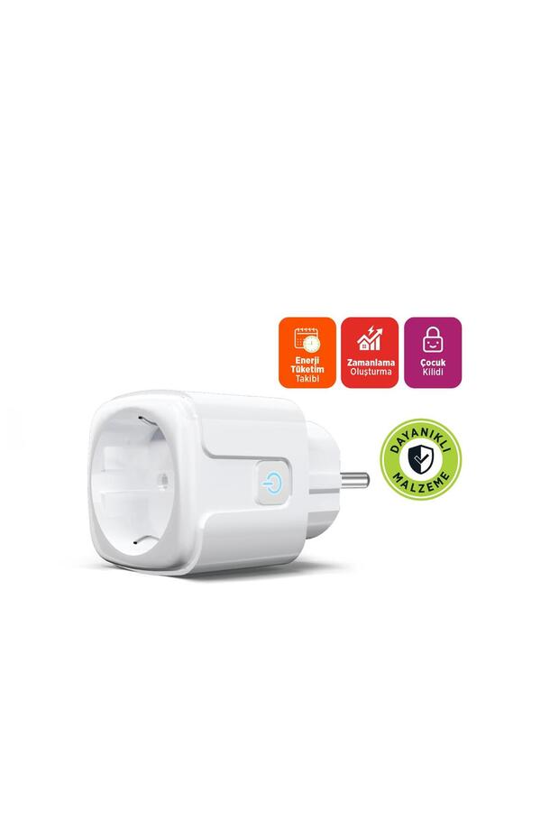مقبس ذكي للتحكم بالتطبيق MP24 باللون الأبيض - 2