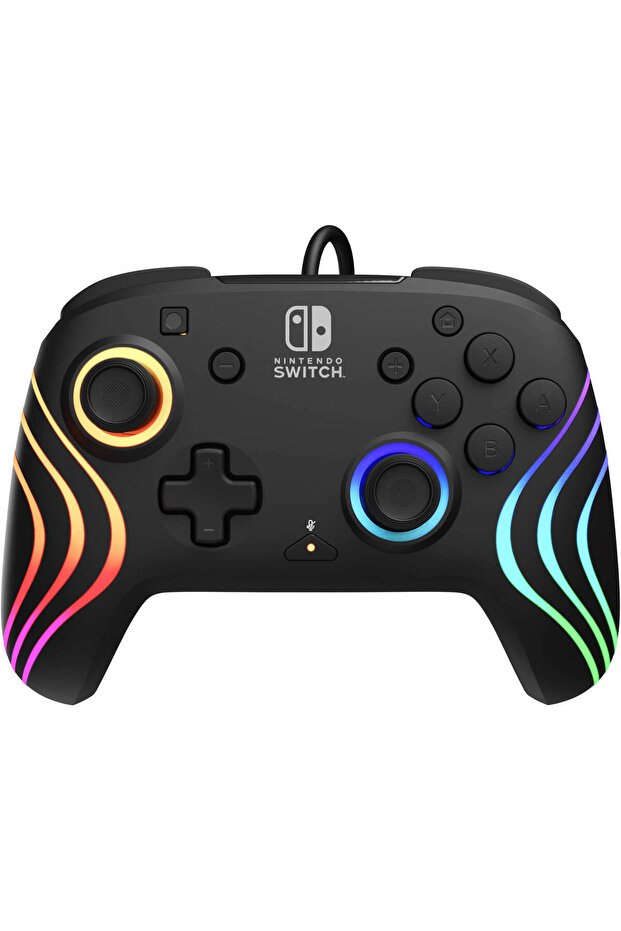 وحدة تحكم بأسلاك Afterglow WAVE لجهاز نينتندو سويتش (أسود) - 7