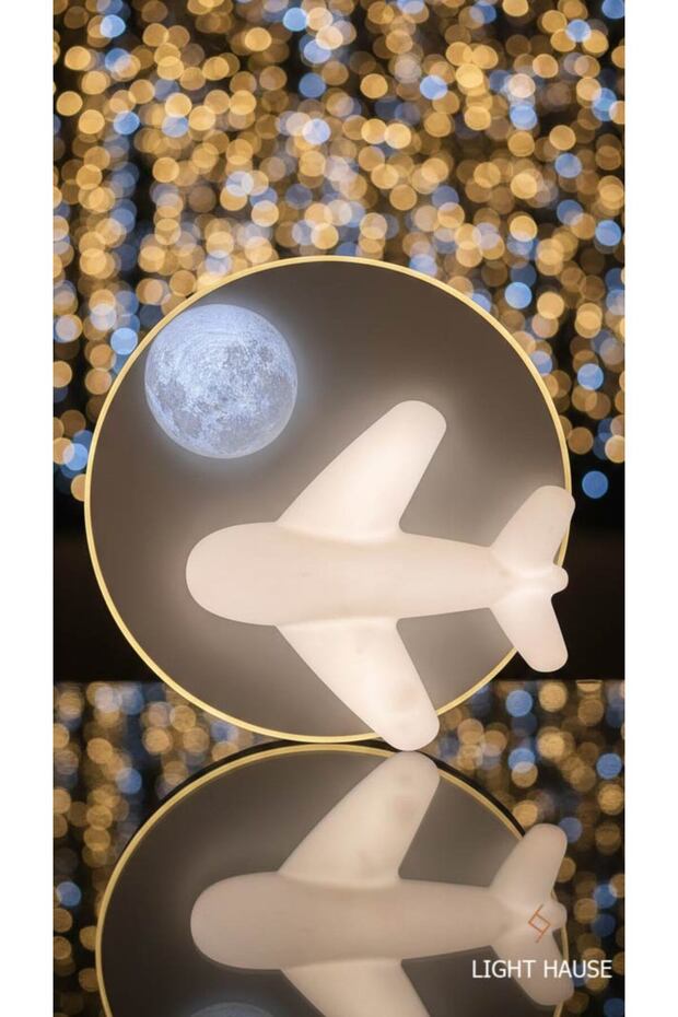 Uçak Modelli Plafonyer Led Avize - 1