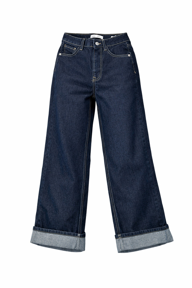 Katlamalı Denim PANTOLON - 4