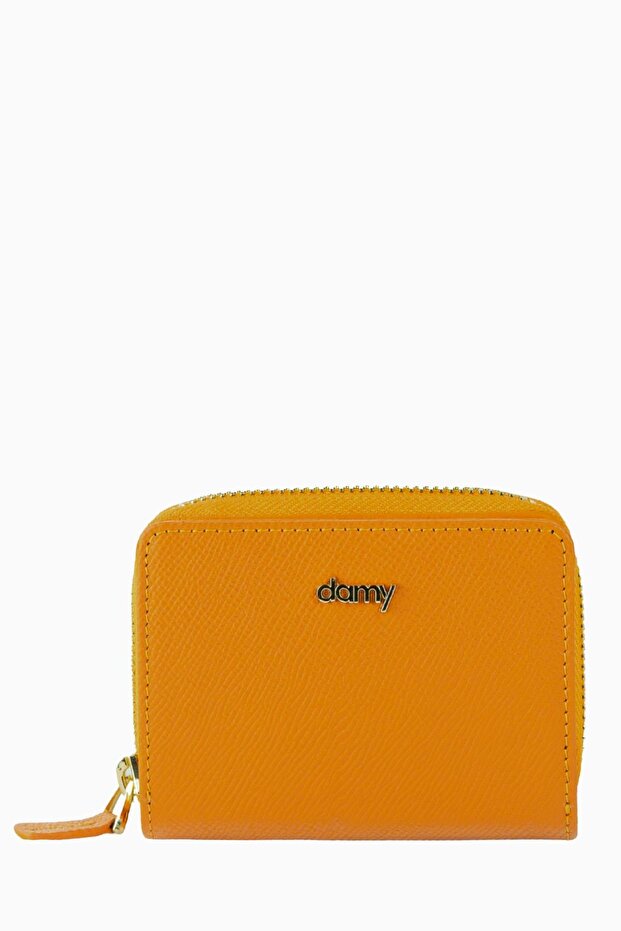 Genuine Leather Women's Portfolio 910 - Orange
