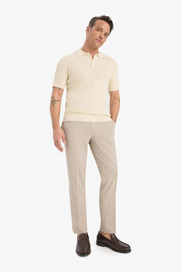 A9943Axgr302 Gray Lace-Up Jogger Fit with Elastic Pockets, Soft and Stretchable in All Directions, Soft Tuşe Panto