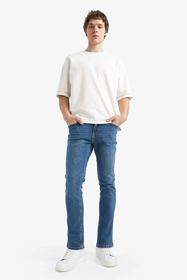 B8418Axnm28 Blue Pedro Slim Fit Jean Pants