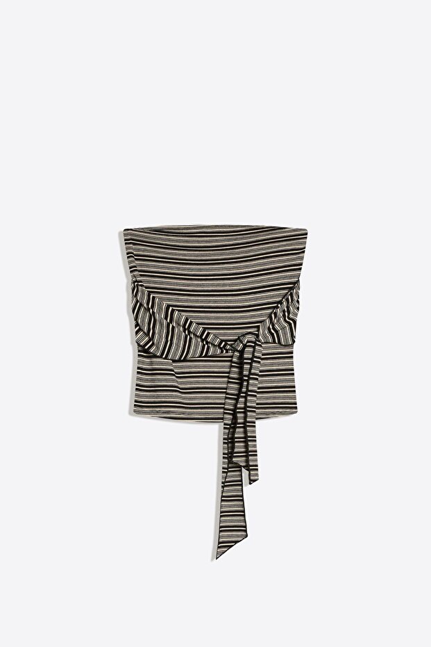 Kravatlı bandeau üst - 2