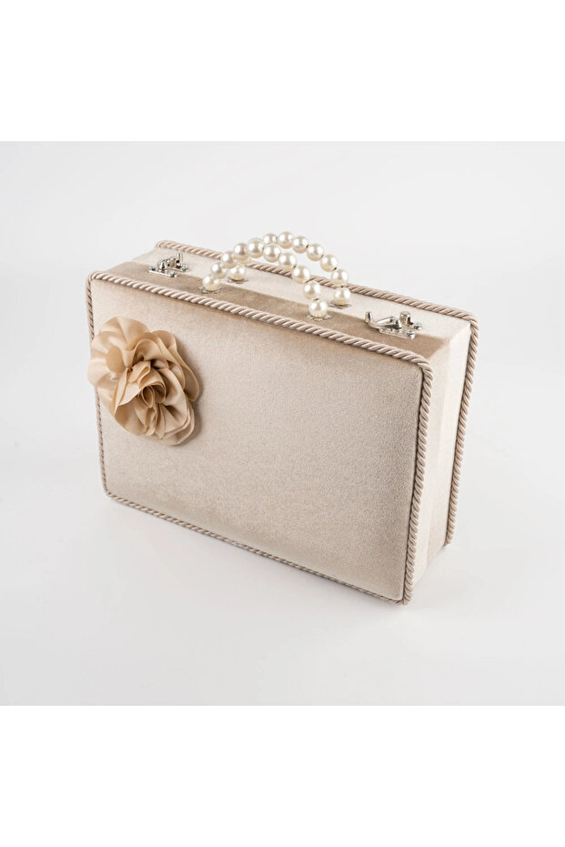 Velvet Chest Dowry Box Quran Box (Mink, Hollow Box)