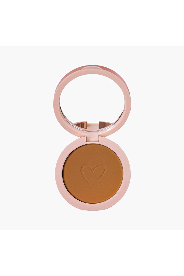 Heart Design Compact Powder