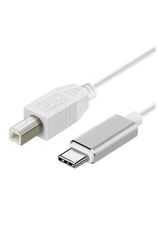 Printer Cable 1M USB-C to USB-B Port Plug & Play compatible with HP, EPSON, MACBOOK, DELL