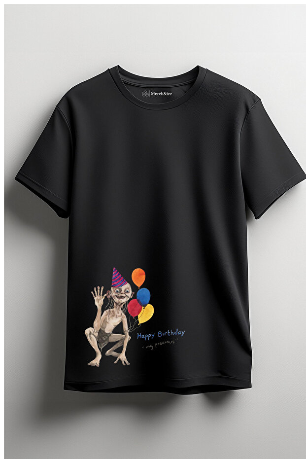 Happy Birthday Precious Design T-Shirt Printed Unisex T-Shirt