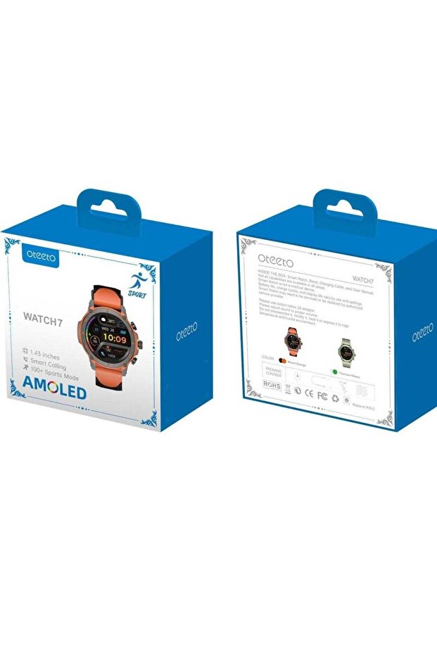 WATCH7 AMOLED Smartwatch – 1.43'' HD Display, Smart Calling, 100+ Sports Modes, Fitness & H