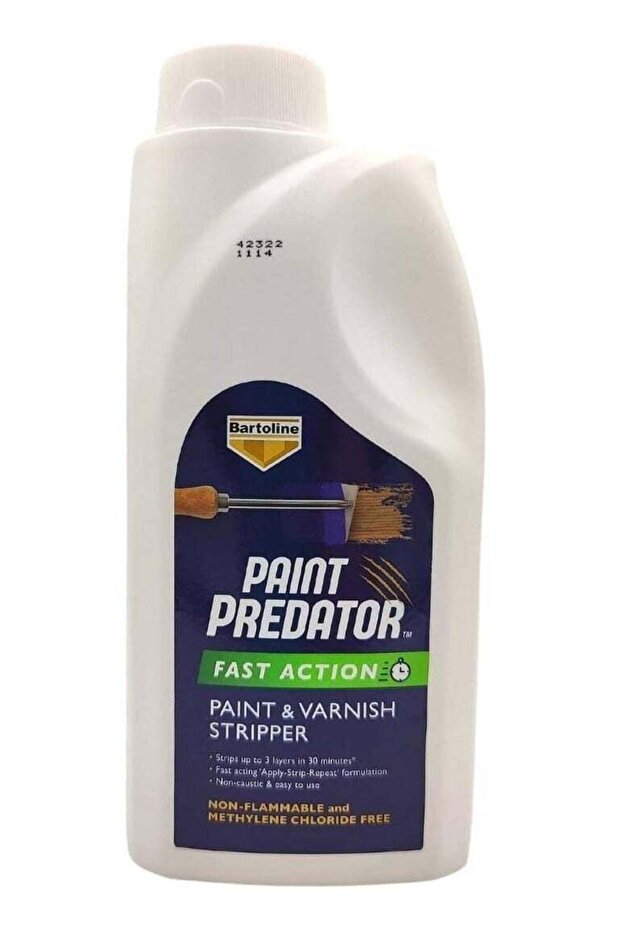 Paint Predator Fast Action Paint and Varnish Stripper 1L - Professional Range