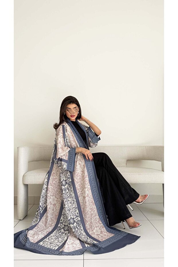 MWT1066 -عباية طباعة | Printed Abaya - 4