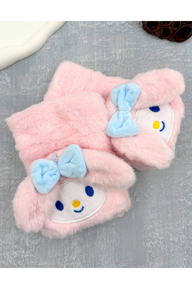 Sevimli Peluş Eldiven - 3