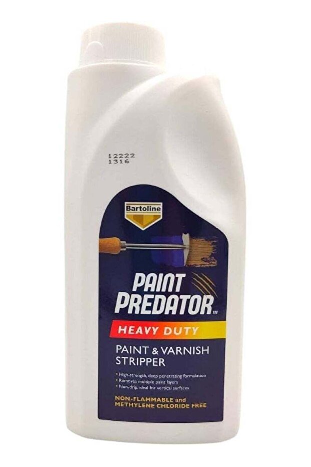 Paint Predator Heavy Duty Paint and Varnish Stripper 1L - Professional Range