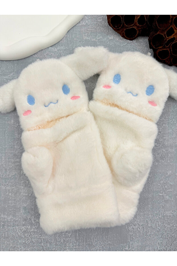 Sevimli Peluş Eldiven - 2