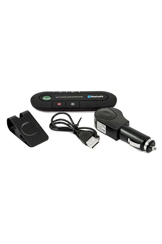 Bluetooth Handsfree Car Kit 3.0 MULTIPOINT+ EDR - Black - 2